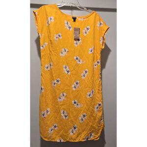 Patagonia‎ June Lake Dress Yellow Floral Dress Women's Small NWT